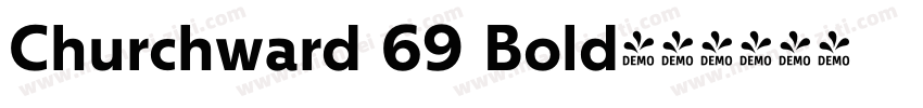 Churchward 69 Bold字体转换